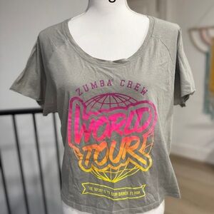 Zumba Fitness Gray World Tour Tee